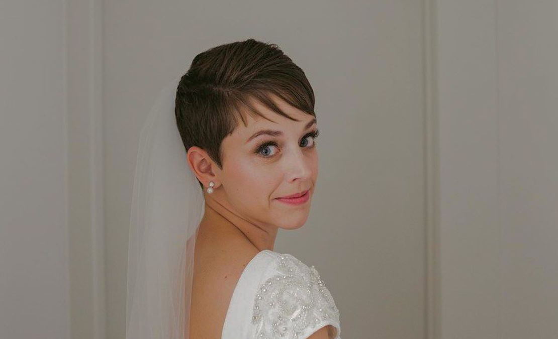 brides with pixie cuts